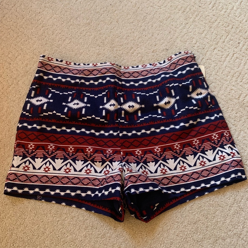 F21 Tribal Print Shorts